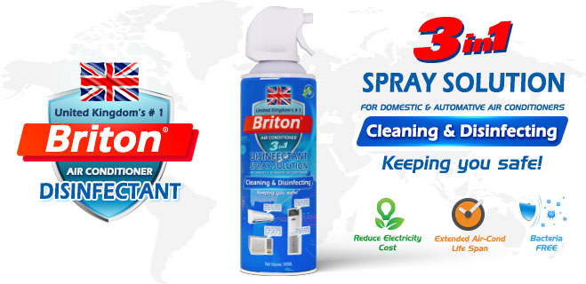 Briton 3 in 1 Disinfectant Spray